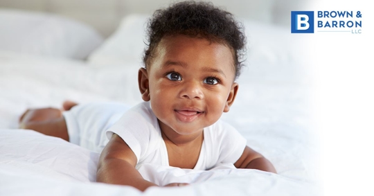 A beautiful healthy baby