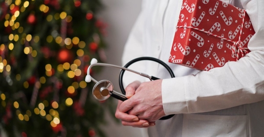 doctor at Christmas
