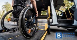 Wheelchair accessible van
