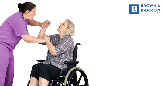 Nursing Home Resident Being Abused