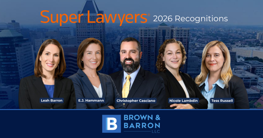 Brown & Barron Attorneys Named to 2026 Super Lawyers® Lists
