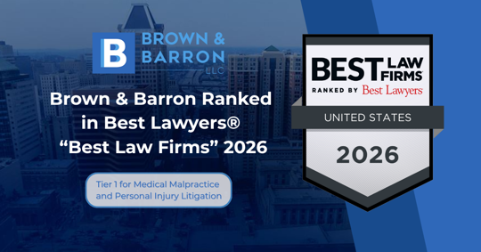 Brown & Barron Ranked in Best Lawyers® “Best Law Firms” 2026