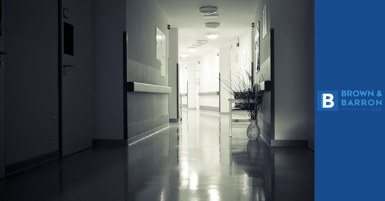 hallway in a nursing home