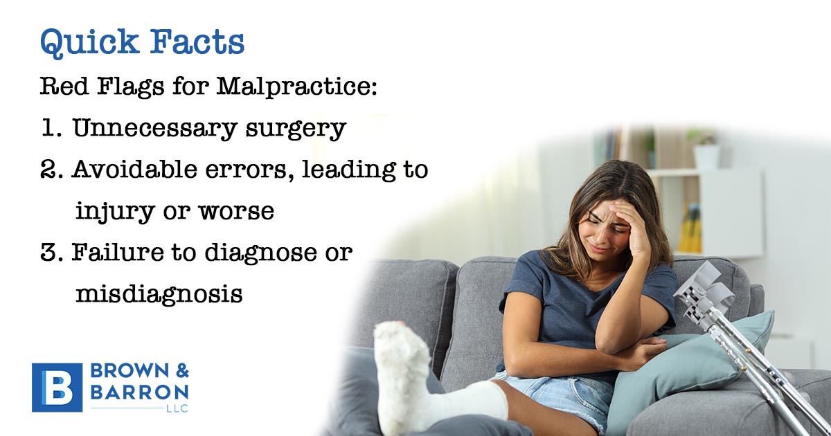When to suspect Maryland podiatry malpractice