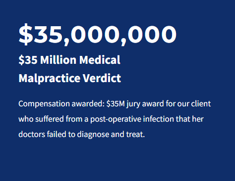 $35 Verdict - Medical Malpractice